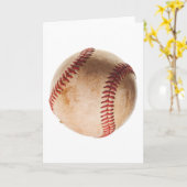 Carte Œuvre d'art de baseball (Fleur jaune)