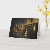 Carte OEuvre d'art de Carvaggio (Fleur jaune)