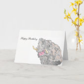 Carte OEuvre d'art originale/Impressions par Sarr (Fleur jaune)