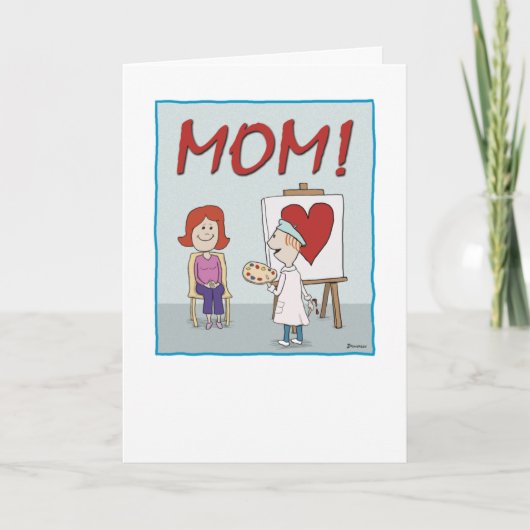 Carte OEuvre de la Fête des Mères du Coeur (Devant)