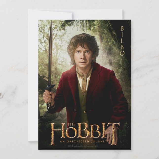 Carte Oeuvre d'édition limitée : BILBO BAGGINS™ (Devant)