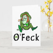 Carte O'Feck Funny Irish (Fleur jaune)