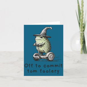 Carte Off Commit Tomfoolery Frog Magicien