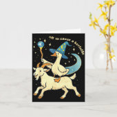 Carte Off To Cause A Kerfuffle Funny Chaotic Weird Anima (Fleur jaune)