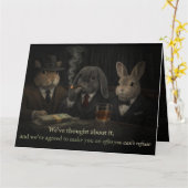 Carte Offer you can't refuse (Fleur jaune)