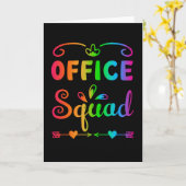 Carte Office Squad (Fleur jaune)