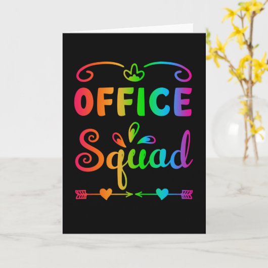 Carte Office Squad (Fleur jaune)