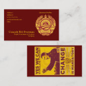 Carte officielle de commissaire de pièce (Devant / Derrière)