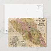 Carte officielle du comté de Sonoma, Californie (1 (Devant / Derrière)