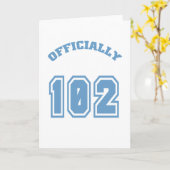 Carte Officiellement 102 (Fleur jaune)