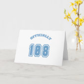 Carte Officiellement 108 (Fleur jaune)