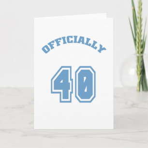 Carte Officiellement 40