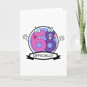 Carte Officiellement 68 Anniversaire.