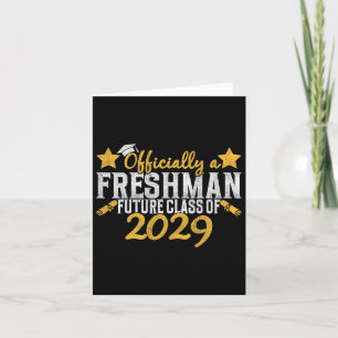Carte Officiellement Un Freshman Cl De 2029 Premier Jour