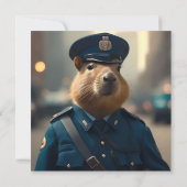 Carte Officier Capybara : Garder la paix, (Dos)