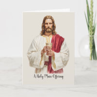 Offrande de la Sainte Messe catholique Jésus Eucha