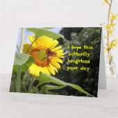 Carte Offrez-vous une meilleure expérience grâce à la ca (Fleur jaune)