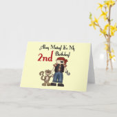 Carte Oh 2èmes T-shirts et cadeaux d'anniversaire de (Fleur jaune)