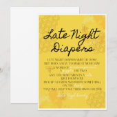 Carte Oh Baby Late Nigh Diaper Activité (Devant / Derrière)