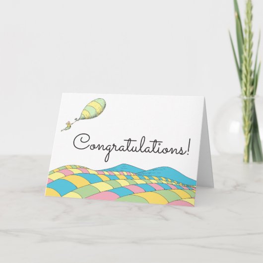 Carte Oh, Bébé, les Endroits où tu Irás Félicitations (Devant)