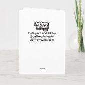 Carte Oh cerf baraqué  (Dos)