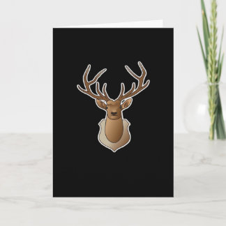 Carte Oh Cerf Design Minimaliste