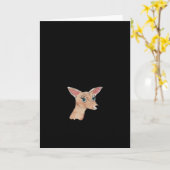Carte Oh Cerf Moderne Propre (Fleur jaune)