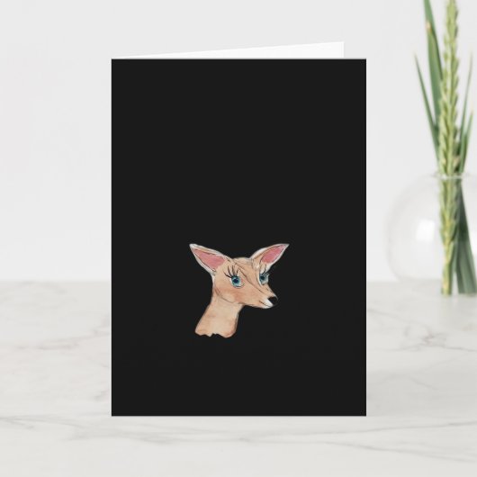 Carte Oh Cerf Moderne Propre (Devant)