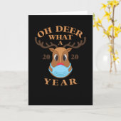 Carte Oh Cerf Quelle Année (Fleur jaune)