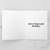 Carte Oh, Cher Amusant Anniversaire Anniversaire (Intérieur)