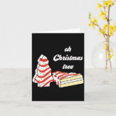 Carte Oh Christmas Tree Cakes Debbie Funny Christmas Sna (Fleur jaune)