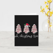 Carte Oh Christmas Tree Sweater Christmas Tree Cake Farm (Fleur jaune)