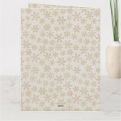 Carte "Oh Come Let Us Adore Him" Nativity Christmas (Dos)