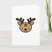 Carte Oh Cute Deer Minimal Design (Devant)