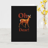 Carte Oh Dear Trendy Clean Design (Fleur jaune)