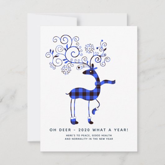 Carte Oh Deer 2020 quoi par an ! Jours fériés (Devant)