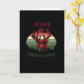 Carte Oh Deer Christmas Is Here Joyful Aesthetic (Fleur jaune)