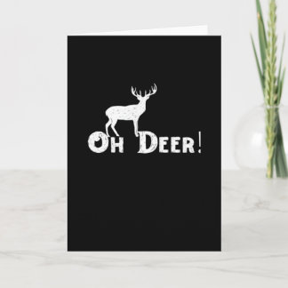 Carte Oh Deer Clean Graphic Style