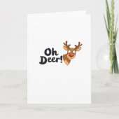 Carte Oh Deer Clean Minimal Seeing (Devant)