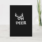 Carte Oh Deer Hunter Rustic Outdoor Design (Devant)