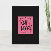 Carte Oh Deer Minimal Aesthetic (Devant)