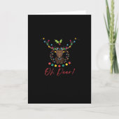 Carte Oh Deer Modern Aesthetic (Devant)
