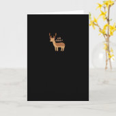 Carte Oh Deer Oh Dear Retro Classic Style (Fleur jaune)