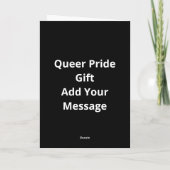 Carte Oh Deer Queer Pride Celebration Funny LGBT Gift (Dos)