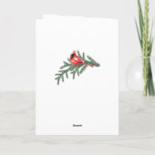 Carte Oh Deer Quelle année Joyeux Noël (Dos)