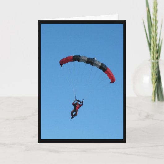 Carte Oh descendeur ! J'ai manqué votre anniversaire (Devant)