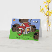 Carte oh, donnez-moi une maison... (Fleur jaune)