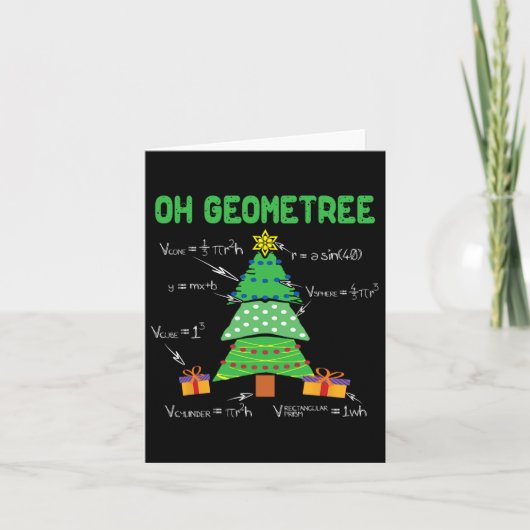 Carte Oh Geometree Géométrie Mathématiques Sciences Prof (Devant)