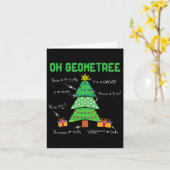 Carte Oh Geometree Géométrie Mathématiques Sciences Prof (Fleur jaune)