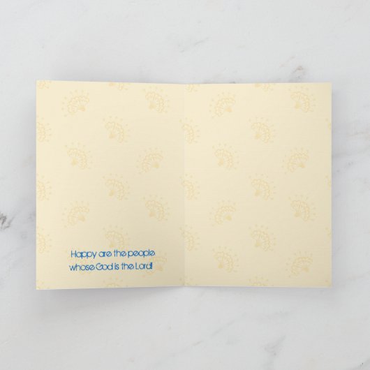 Carte Oh Happy Days (Intérieur)